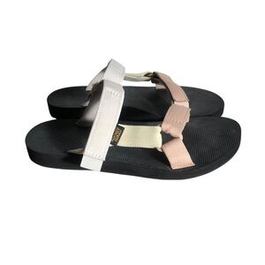 Teva Universal Slide Sandals In Clay Coke away Sz 7